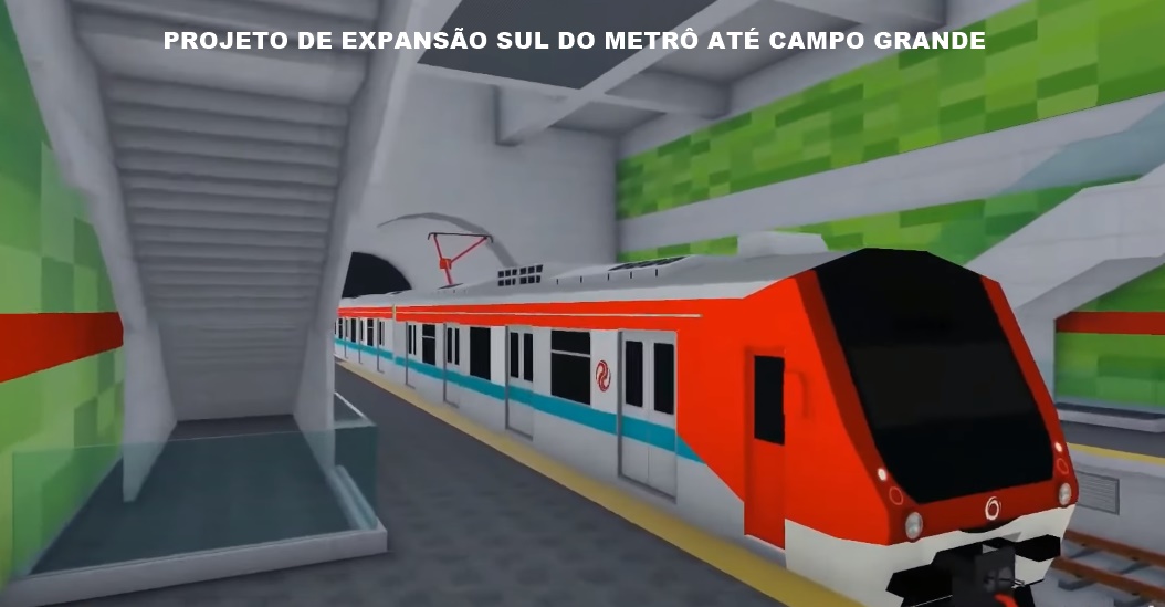 Governo está preparando licitação para estação de metrô Campo Grande