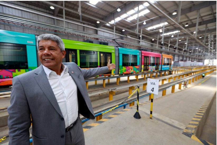 VLT do Subúrbio: Governador Jerônimo Rodrigues anuncia chegada do primeiro trem em dezembro de 2025 e destaca modernização de Salvador